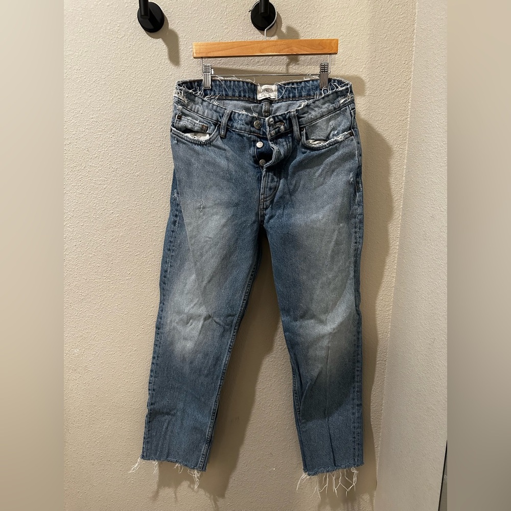 Zara low rise lose fit jeans